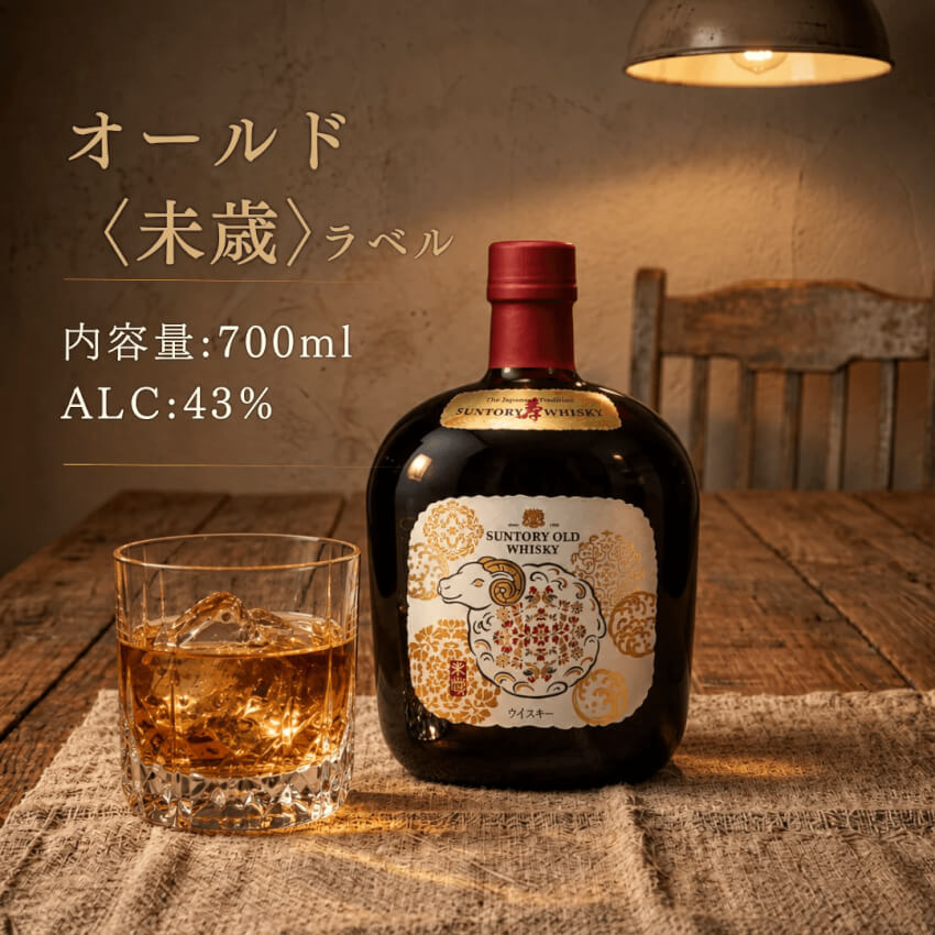 산토리 올드 위스키 양의 해 한정판 700ml 상세 이미지